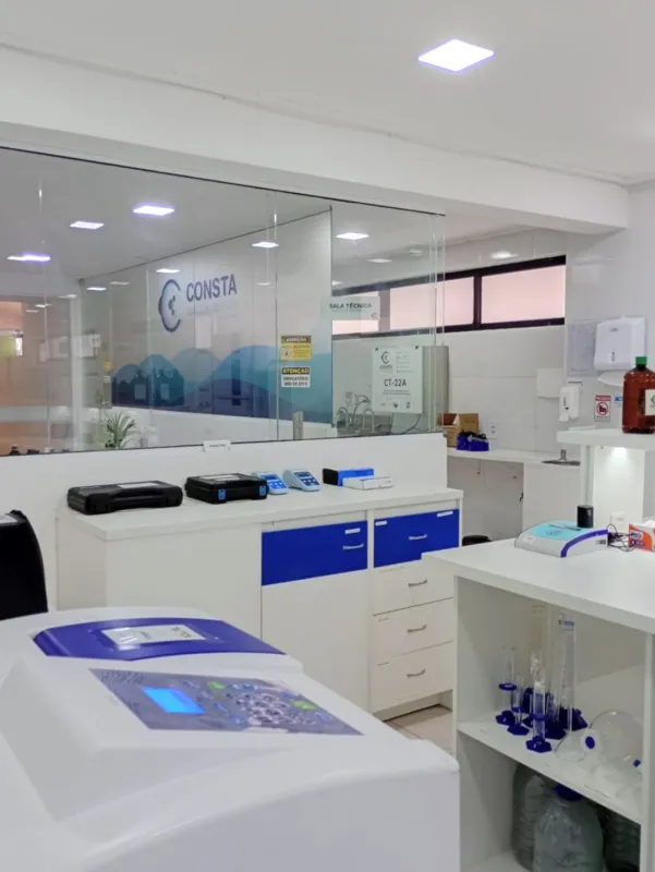 Estrutura interna do laboratório